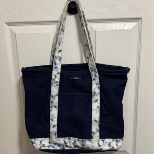 Rifle Paper Co. Navy and Floral Tote